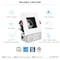 Luxrite 4 Inch Square LED Recessed Downlight 5 CCT Options 2700K-5000K 15W 1100LM Dimmable White/Black Trim LR24950 LR24968-1PK - alternate 8